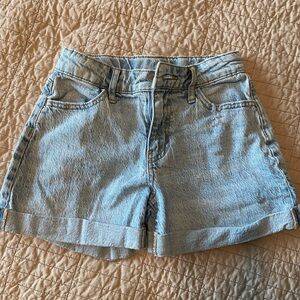 Light Blue Denim Kids Shorts